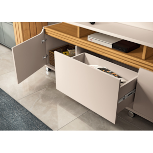 Home Theater HB Moveis Quantum 1.8 2 Portas 1 Gaveta para Tv de ate 70