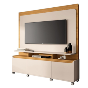 Home Theater HB Moveis Quantum 1.8 2 Portas 1 Gaveta para Tv de ate 70