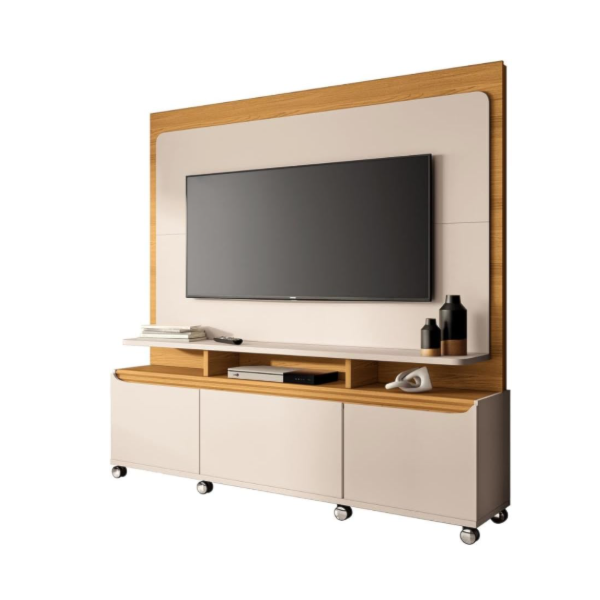 Home Theater HB Moveis Quantum 1.8 2 Portas 1 Gaveta para Tv de ate 70