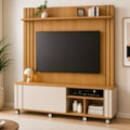 Home Theater HB Móveis Trinus 1,80m 1 Porta de Correr para TV até 70