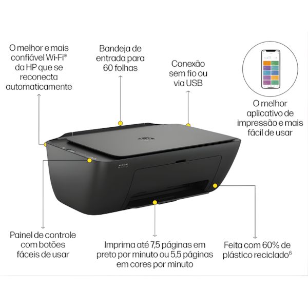 Impressora Multifuncional Hp Deskjet Wi-fI INK Advantage 2874 Bivolt Preto-cf838f31-9a40-4514-bb30-798e3adc0d32