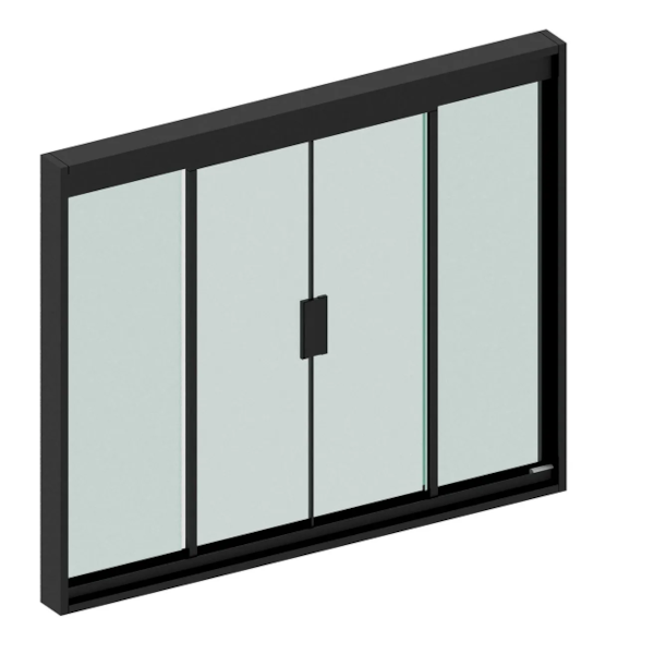 Janela Blindex 1200x1000 4 Folhas Vidro Temperado Incolor com Moldura Preta-fde5ada9-352d-41de-9cb8-1c78a5d96a2f