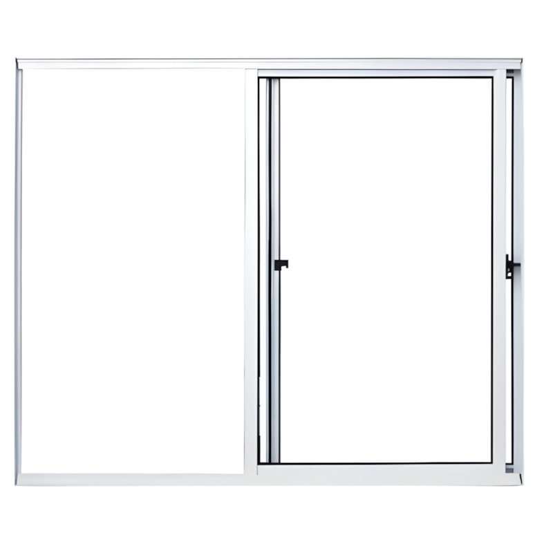 Janela CLM Aluminio Natural 100X100 sem Grade Vidro Fume Premium-96b90a4b-edae-4cb4-9557-f0a5a2d547db