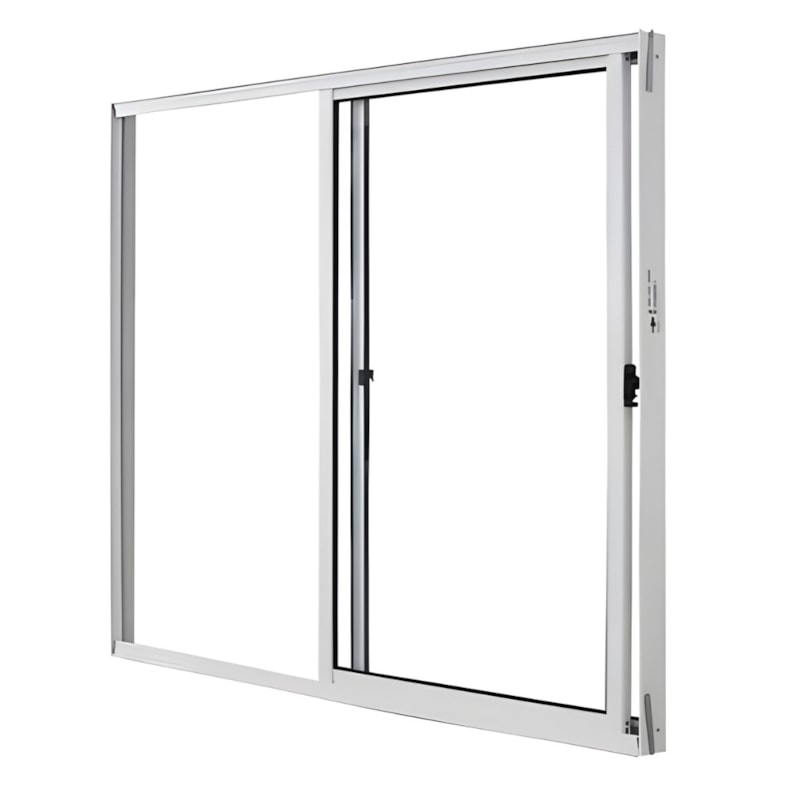 Janela CLM Aluminio Natural 100x120 sem Grade Vidro Fume Premium-653bd033-0ca8-44bc-bdbf-fc2b9773a592