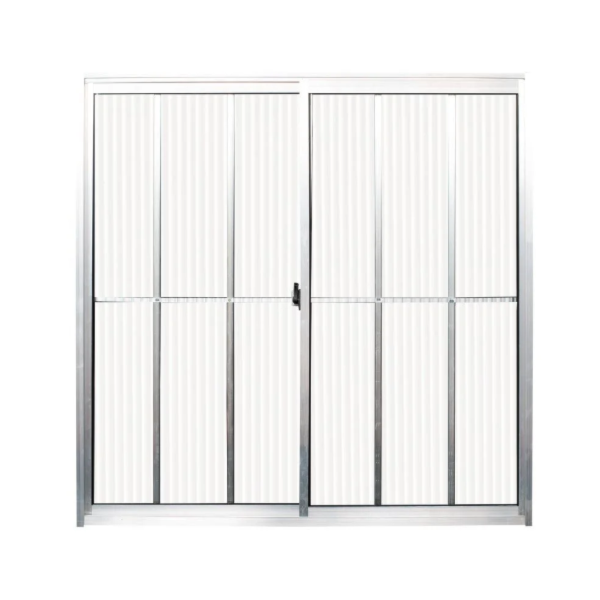 Janela de Correr Quality com Grade Home 1,20X1,00M de Aluminio Natural 2 Folhas Vidro Canelado-6dfb00dd-2f36-4f48-a3cc-cefd4693d9f4