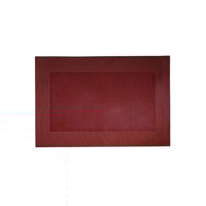 Jogo Americano Paramount Frame 45X30CM Vermelho -2396