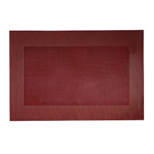 Jogo Americano Paramount Frame 45X30CM Vermelho -2396