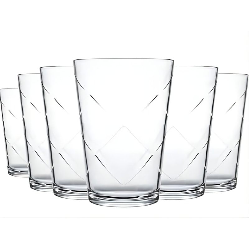 Jogo Copo Maracatu Vidro 280ML 6 Pecas-2277fff8-d91b-492f-b1c1-34699fc20890