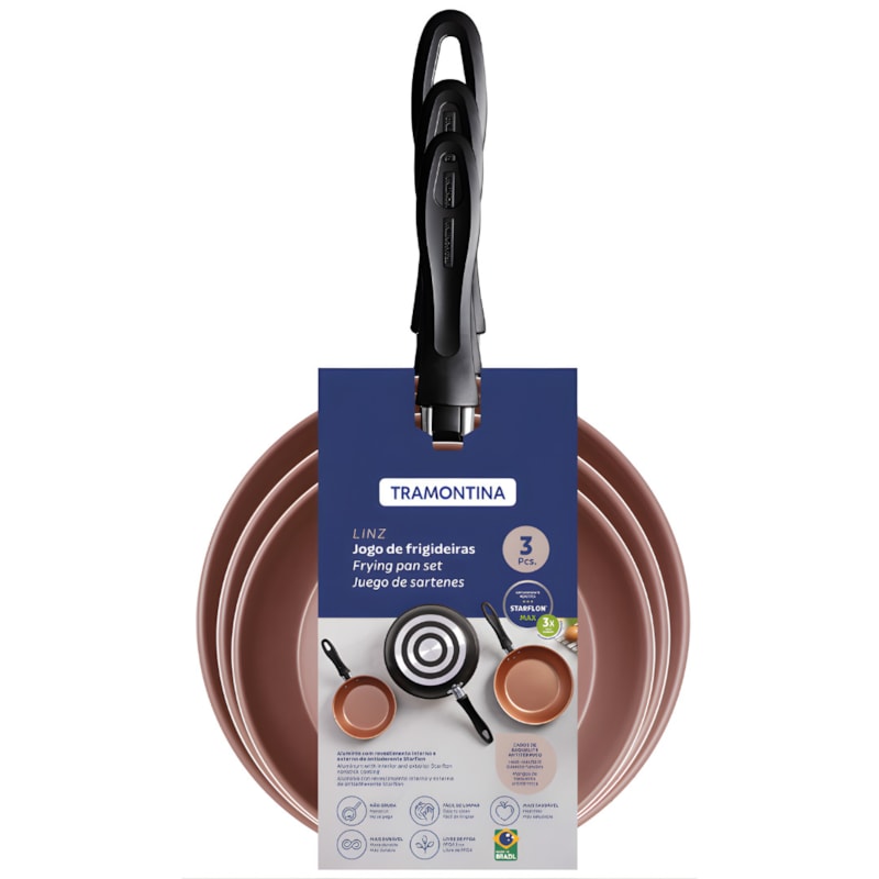 Jogo de Frigideiras Tramontina Linz 3 Peças com Revestimento Antiaderente Starflon Max, Preto-e97cb2c6-146e-435d-bd1d-6c7595bf5cab