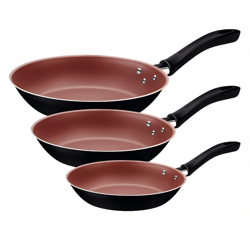 Jogo de Frigideiras Tramontina Linz 3 Peças com Revestimento Antiaderente Starflon Max, Preto-191e5999-f3a7-4767-b38f-3cb1a721436b