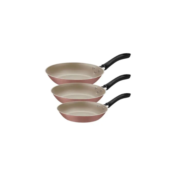 Jogo de Frigideiras Tramontina Linz 3 Peças em Alumínio com Revestimento Antiaderente Starflon Max Marrom-f7c13041-d70f-4d72-b722-1358b7a72383