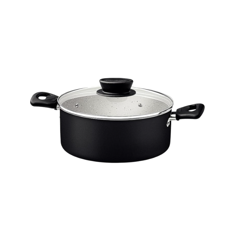Jogo de Panela Tramontina 4 Pecas Antiaderente Linz Preto