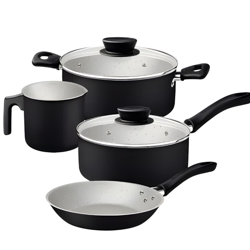 Jogo de Panela Tramontina 4 Pecas Antiaderente Linz Preto-892e1ba3-201a-4d0b-958b-999699c50c44