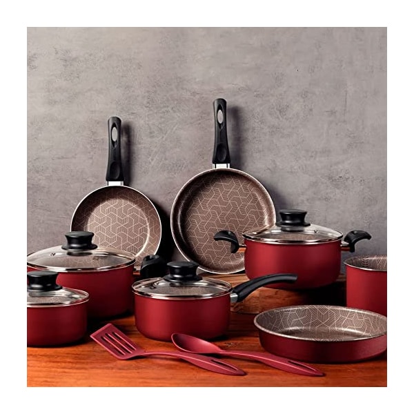 Jogo de Panelas Tramontina 10 Pecas Paris Vermelho -4a2d6b52-be18-4167-ae01-48abd1ad5653