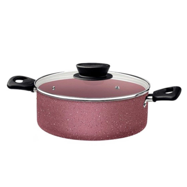 Jogo de Panelas Tramontina 5 Pecas Antiaderente Linz Rosa -7cd6262d-b52b-422c-94c7-1c5efb7b8fef
