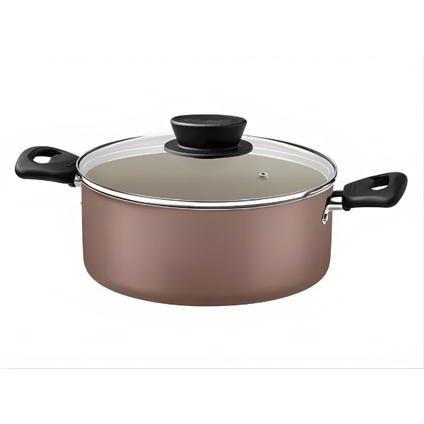 Jogo de Panelas Tramontina Linz 10 Peças em Alumínio com Revestimento Antiaderente Starflon Max Marrom-6e2ff7fc-cf8a-420f-be9f-b27c3ac704fd