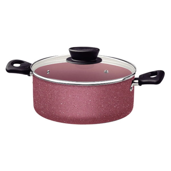 Jogo de Panelas Tramontina Linz 10 Pecas em Aluminio com Revestimento e Antiaderente Starflon Max Rosa-687b0830-1d53-4776-9e62-24553852874f