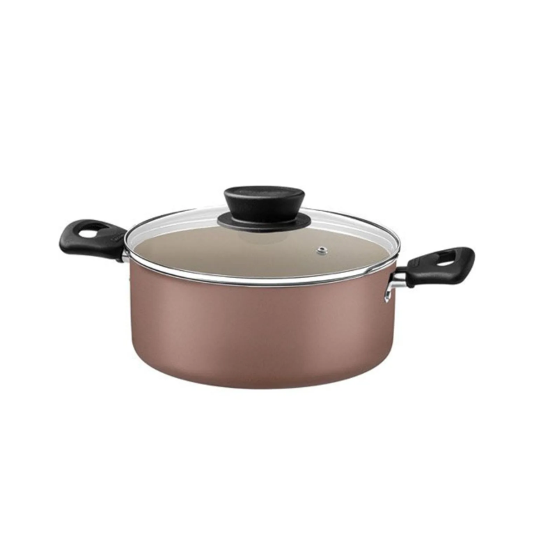 Jogo de Panelas Tramontina Linz 5 Peças em Alumínio com Revestimento Antiaderente Starflon Max Marrom-c28a98d7-a83d-4ed9-bd57-373e97802213