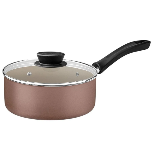 Jogo de Panelas Tramontina Linz  7 Peças em Alumínio com Revestimento Antiaderente Starflon Max Marrom-9e6d9735-54ed-412c-be4b-a8a12bd086b0