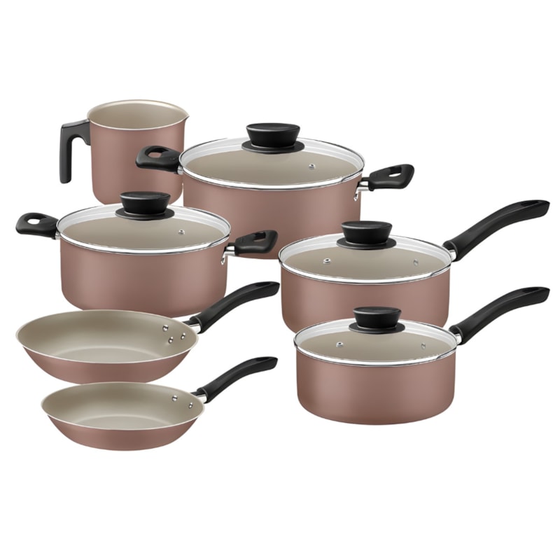 Jogo de Panelas Tramontina Linz 7 Peças em Alumínio com Revestimento Antiaderente Starflon Max Marrom-4869c563-c5ac-44dc-a2d2-b0634a11f0cf