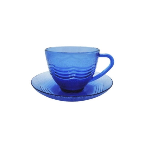 Jogo de Xicara de Cha Fratelli 260ml 12 Pecas Azul Octagon-ae554127-137f-4826-92d1-04e1dc43d820