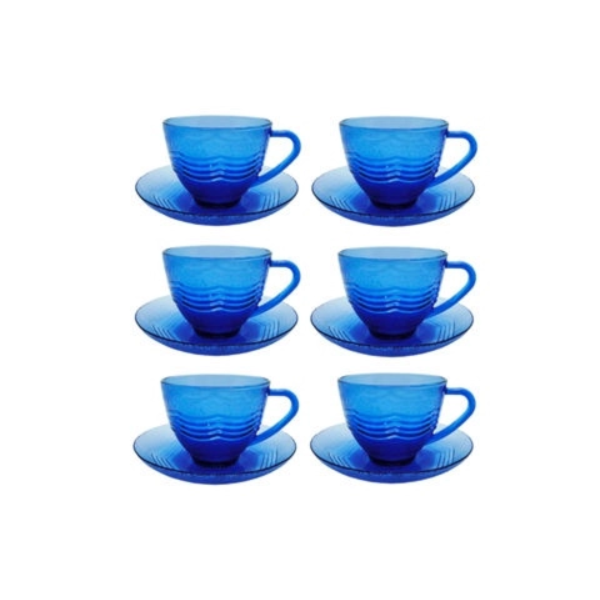 Jogo de Xicara de Cha Fratelli 260ml 12 Pecas Azul Octagon-f7f4ec36-e691-4ea0-92fc-dd7f56a44f95
