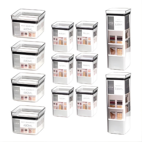 Kit 12 Potes Quadrados Paramount Lumini Black-acb8f00c-6bc4-4e88-9030-05b749a9fe18