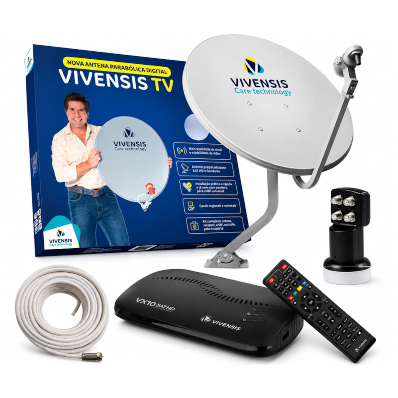 Kit Antena Parabolica Vivensis Digital 75CM Banda KU-0fcd7392-ad2d-4c7e-8928-f8c744fd8896