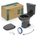 Kit com Vaso e Caixa Acoplado Fit Plus Celite com Assento Soft Close Preto-f19fad10-25a4-43ad-b81a-d0f74c2801a0