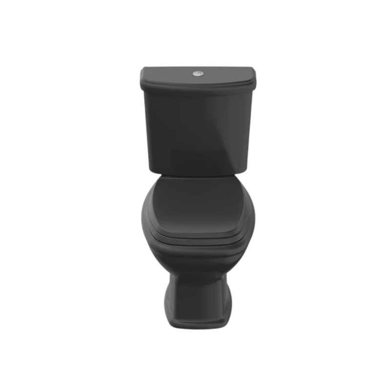Kit com Vaso e Caixa Acoplado Fit Plus Celite com Assento Soft Close Preto