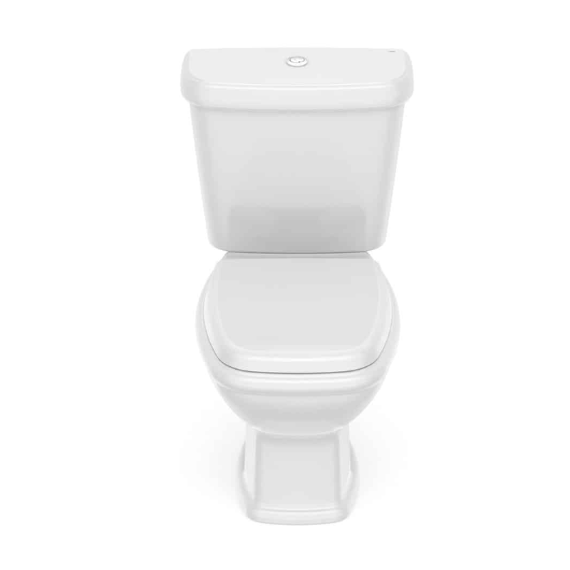 Kit com Vaso e Caixa Acoplado Fit Plus com Assento e Intens de Montagens Cinza Prata