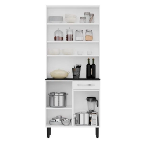Kit Cozinha Compacta Itatiaia Pratika 4 Portas 1 Gaveta Branco