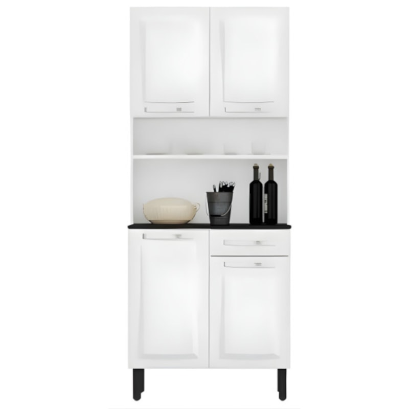 Kit Cozinha Compacta Itatiaia Pratika 4 Portas 1 Gaveta Branco-c7bc3a34-6669-4c6c-b6ec-9c74d55a8632