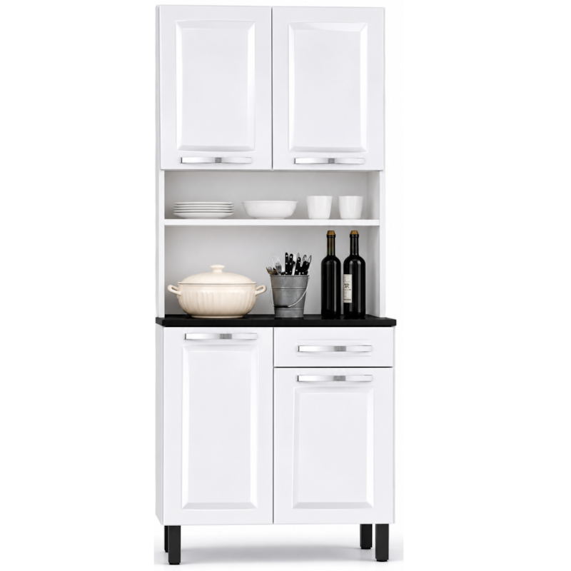 Kit Cozinha Compacta Itatiaia Pratika 4 Portas 1 Gaveta Branco-dc1c2074-ca9c-46af-9156-8d6850894ecf