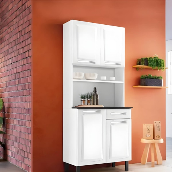 Kit Cozinha Compacta Itatiaia Pratika 4 Portas 1 Gaveta Branco-34d97665-8ad7-4ff5-bf21-562936368251