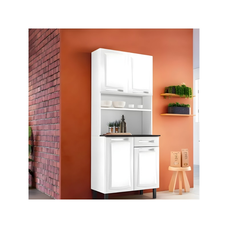 Kit Cozinha Compacta Itatiaia Pratika 4 Portas 1 Gaveta Branco-2621815a-ea6d-4324-8ff8-fccc14e9af64