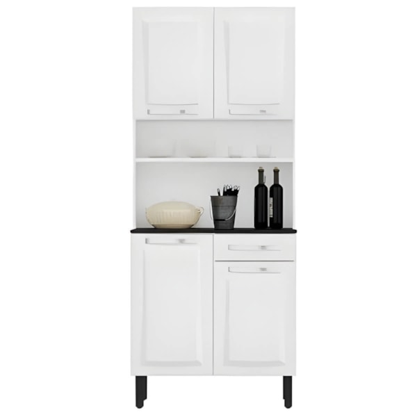 Kit Cozinha Compacta Itatiaia Pratika 4 Portas 1 Gaveta Branco-cf7df711-2029-4614-89fc-81581c4344a5