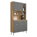 Kit Cozinha Compacta Kits Parana Golden 6 Portas 1 Gaveta Freijo/Gris-d233fffb-90fb-4684-a1f7-b48a8ee10c92