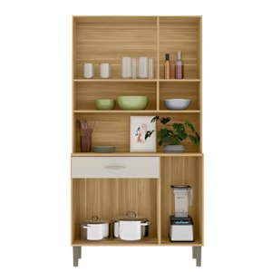 Kit Cozinha Compacta Kits Parana Golden 6 Portas 1 Gaveta Freijo/Soft