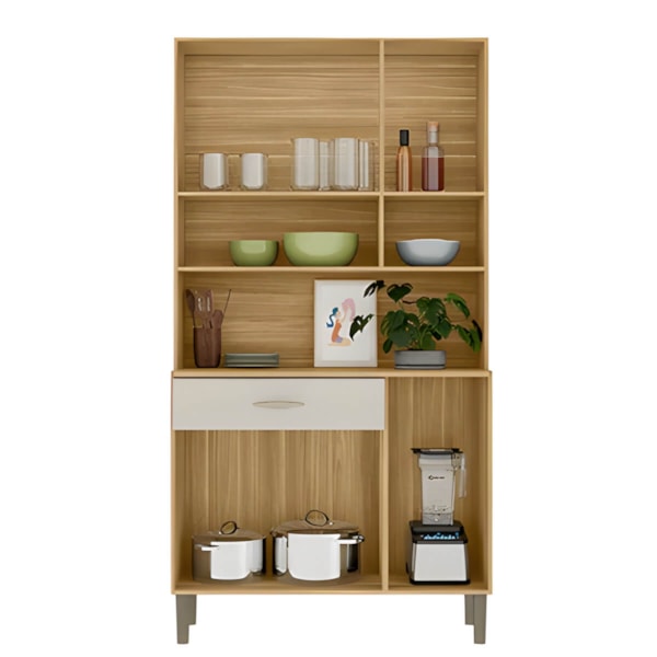 Kit Cozinha Compacta Kits Parana Golden 6 Portas 1 Gaveta Freijo/Soft-666dfe98-6ac4-4ecf-8f67-bf8f1602ef7e