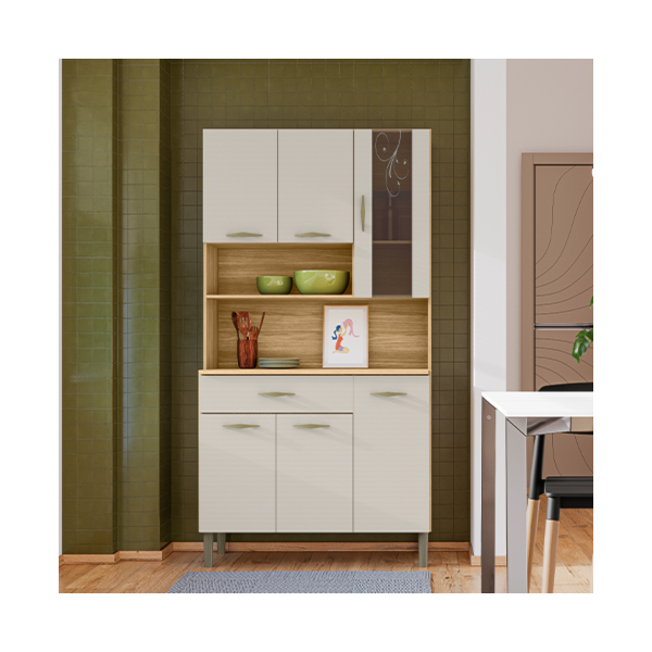 Kit Cozinha Compacta Kits Parana Golden 6 Portas 1 Gaveta Freijo/Soft-b7161f17-c6c5-4845-942d-043531c3a170