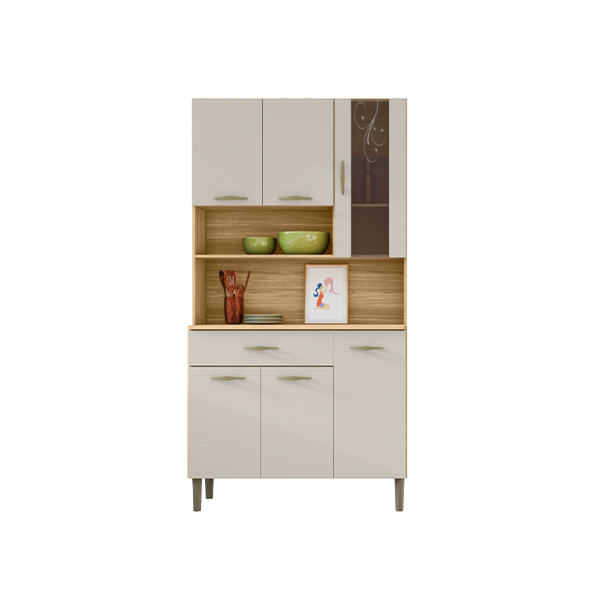 Kit Cozinha Compacta Kits Parana Golden 6 Portas 1 Gaveta Freijo/Soft-4a0ac94a-39a5-4b1f-87cf-0704fb0dc316