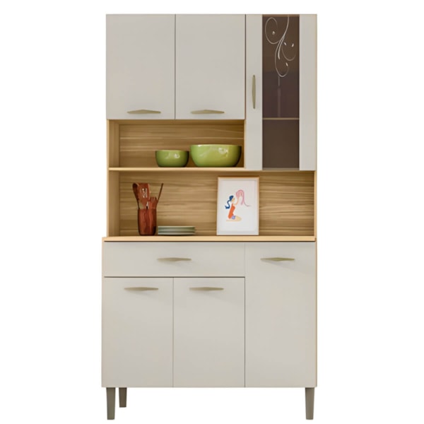 Kit Cozinha Compacta Kits Parana Golden 6 Portas 1 Gaveta Freijo/Soft-d934e000-c146-42f2-b747-67f4b10951f8