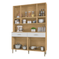 Kit Cozinha Compacta Kits Parana Golden 8 Portas 2 Gavetas Freijo/Supremo-301ae6c1-1e75-4726-8e67-aab719399134