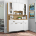 Kit Cozinha Compacta Kits Parana Golden 8 Portas 2 Gavetas Freijo/Supremo-e9e7e87b-986e-4701-b3e3-beac9c74926a