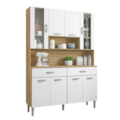 Kit Cozinha Compacta Kits Parana Golden 8 Portas 2 Gavetas Freijo/Supremo-91923969-b4b5-42db-83c3-83f9a8d20698
