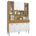 Kit Cozinha Compacta Kits Parana Golden 8 Portas 2 Gavetas Freijo/Supremo/CP Ripado Freijo-45253a02-6fa3-445e-8997-0e7cb8e5c8d3