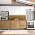 Kit Cozinha Completa Kits Paraná Glam 10 Portas 3 Gavetas com Balcão Freijó Supremo Ripado Freijó-a5febf92-4bf9-496b-bbeb-b97389745357