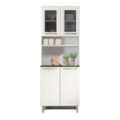 Kit Cozinha Cristal Duplo Telasul com Tampo 4 Portas com Vidro Branco-159e95ac-5e5a-48e8-a582-ff07bb3d4280