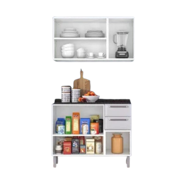 Kit Cozinha Itatiaia Luce 6 Portas 2 Gavetas Branco-d3d47fd2-8975-43da-8831-927839e03249